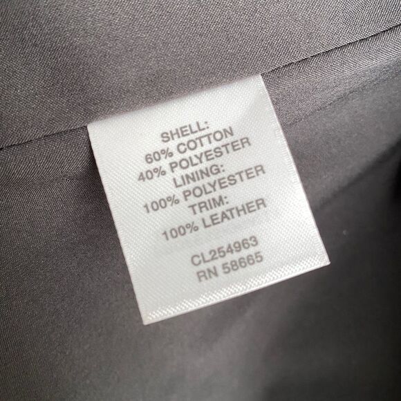 Vintage Nordstrom Classiques Entier Blazer Jacket with Leather Trim Small - Picture 9 of 11